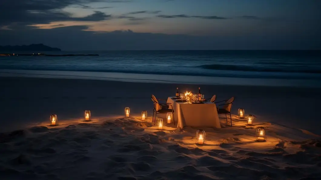 Día 9 - Cena privada bajo las estrellas en la playa