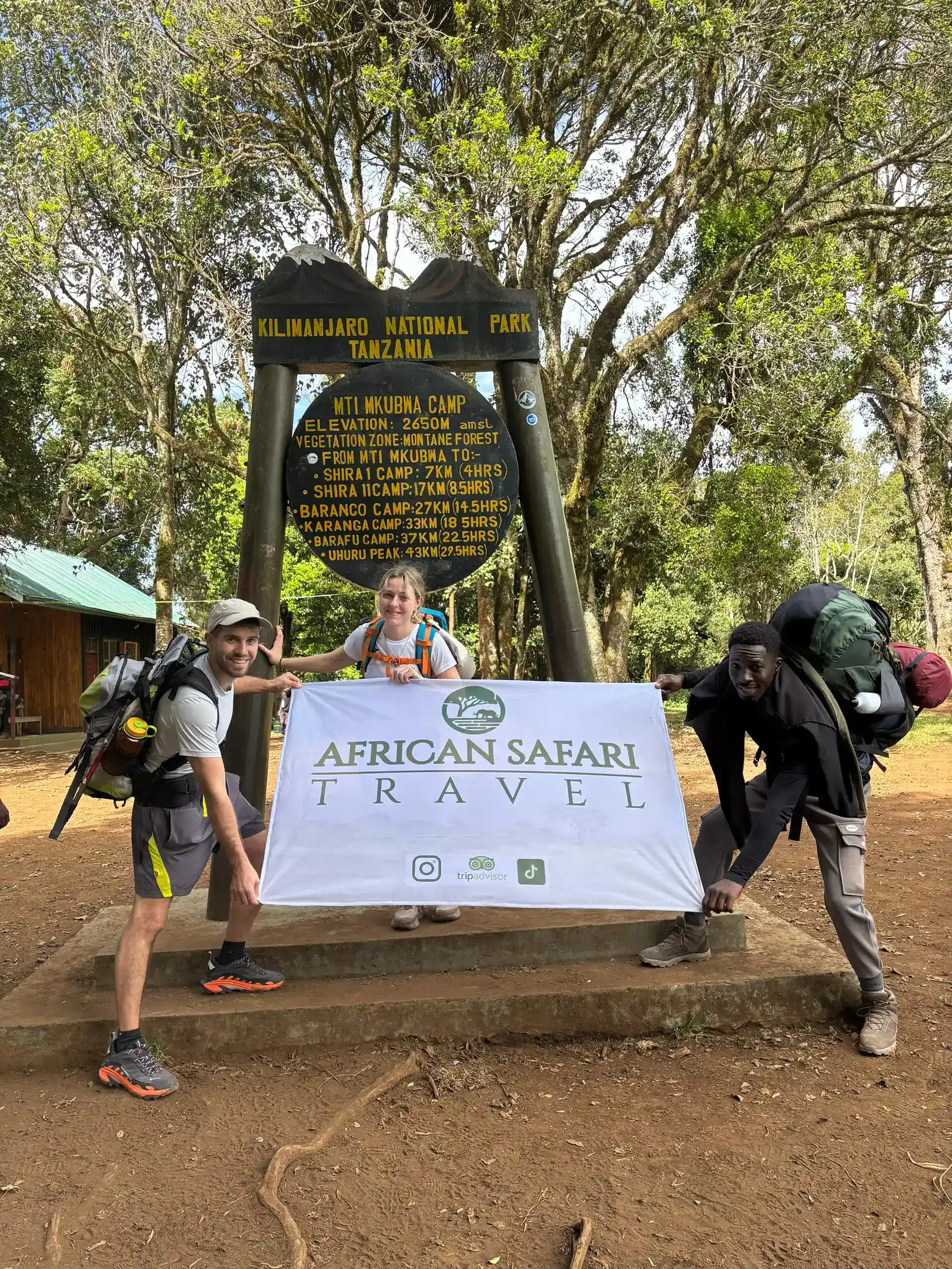 Campamento Mti Mkubwa en el Kilimanjaro